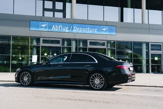 Mercedes S-Klasse für den Transfer nach Neustift im Stubaital
